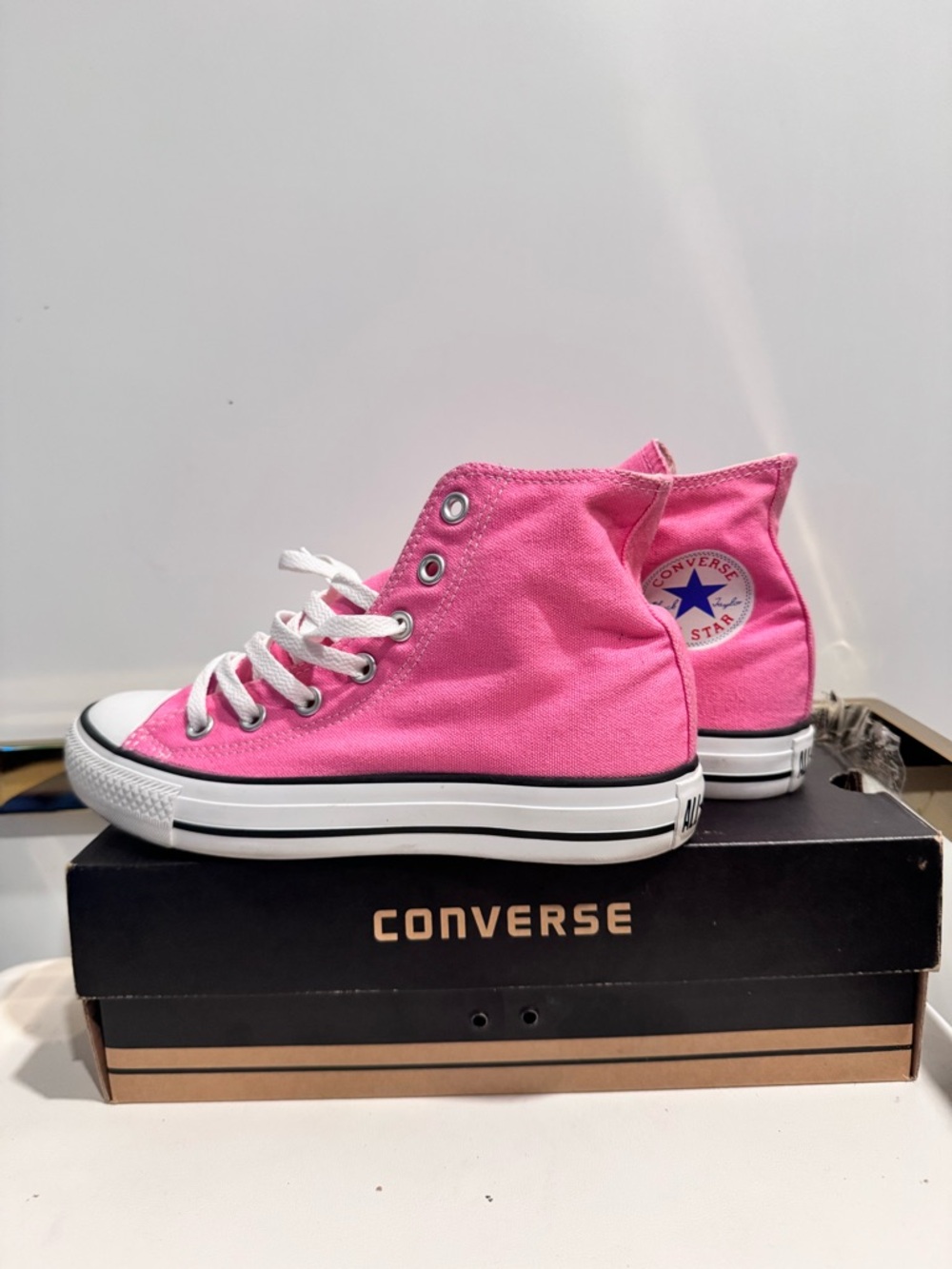 Converse Pink High-Top Canvas Sneakers